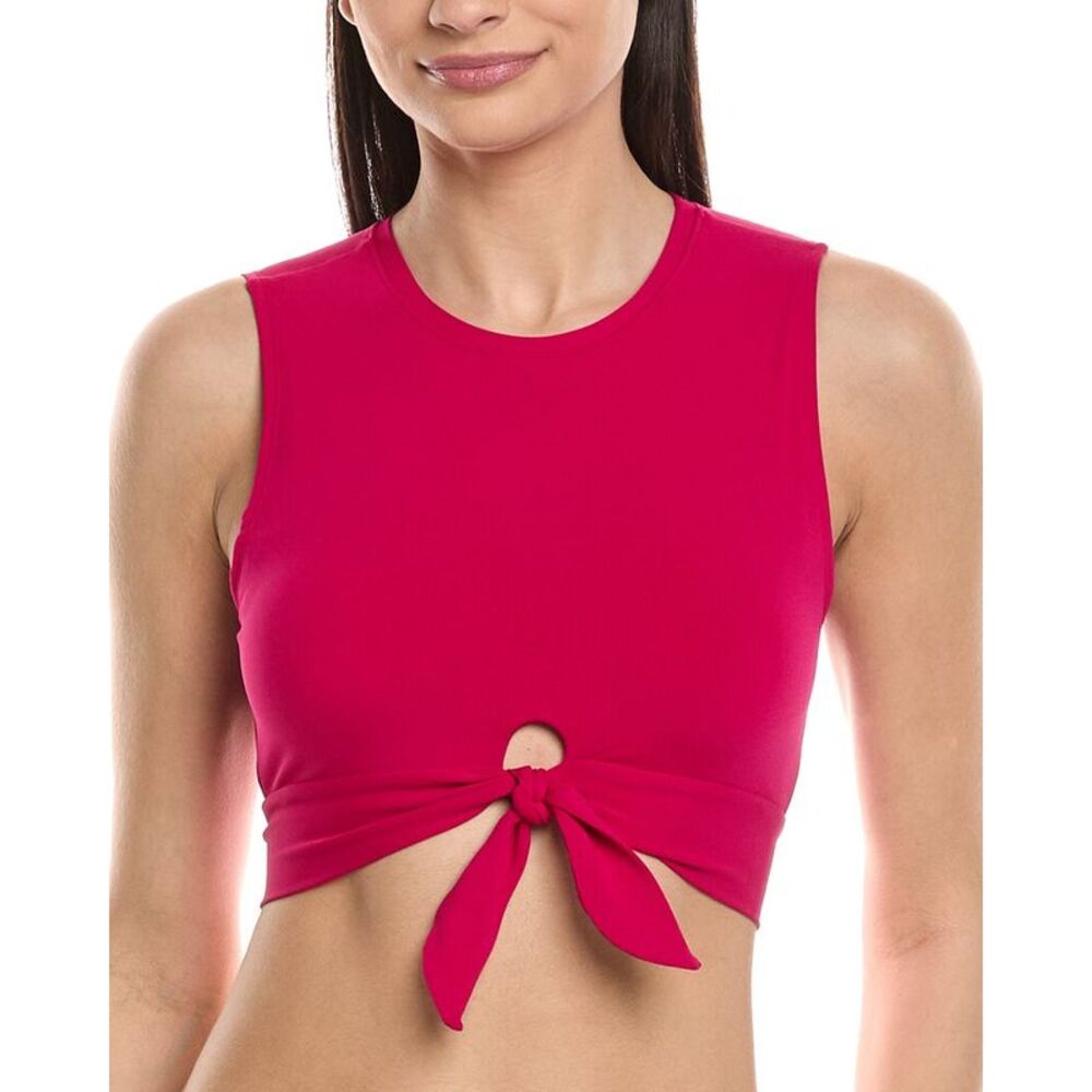 Robin Piccone Womens  Ava Tank Top, Pink